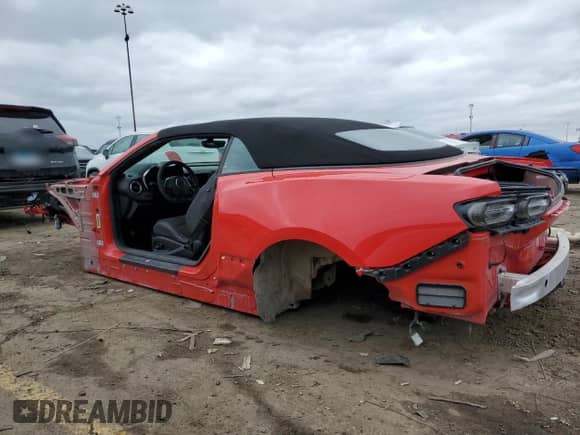 2023 Chevrolet Camaro ZL1 with VIN 1G1FJ3D61P0153531, listed as a Copart auction lot 43692555 with Not provided miles and Non repairable. Bid and sale history available at DreamBid. Image 2.