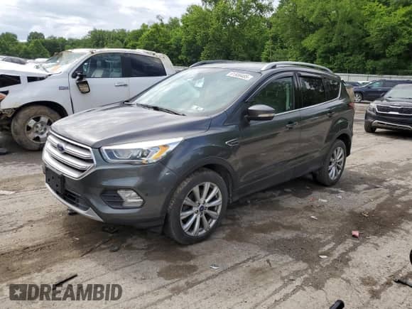 2017 Ford Escape Titanium с VIN 1FMCU9JD9HUB78027, выставлен на аукционе Copart как лот 61506485 с пробегом 137 565 миль миль и Чистый • Clean title. История ставок и продаж доступна на DreamBid. Изображение 1.