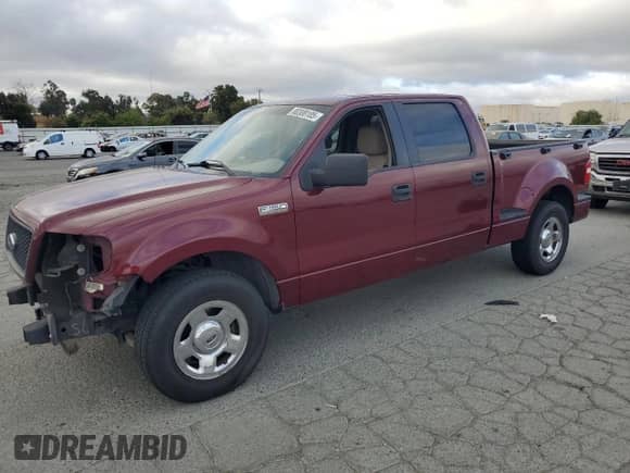 2006 Ford F-150 XLT с VIN 1FTPW025X6KD77339, выставлен на аукционе Copart как лот 80308105 с пробегом 150 122 миль миль и Списание • Salvage title. История ставок и продаж доступна на DreamBid. Изображение 1.