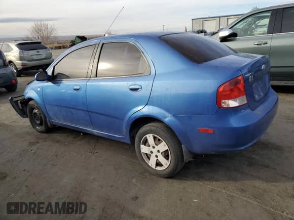 2006 Chevrolet Aveo LS с VIN KL1TD56666B649347, выставлен на аукционе Copart как лот 44955955 с пробегом Не указан миль и Списание • Salvage title. История ставок и продаж доступна на DreamBid. Изображение 2.