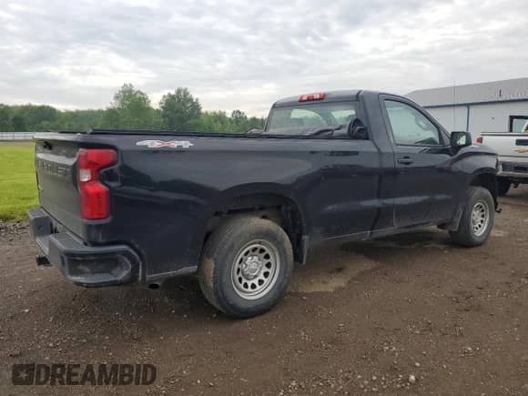 2019 Chevrolet Silverado 1500 Work Truck z VIN 3GCNYAEH8KG246294, wystawiony jako Copart lot #61124205 z przebiegiem 76 807 mil mil oraz Szkoda całkowita • Salvage title. Historia ofert i sprzedaży dostępna na DreamBid. Obrazek 3.