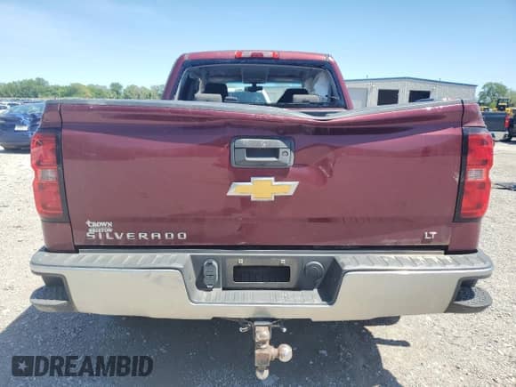 2015 Chevrolet Silverado 1500 LT with VIN 3GCUKREH0FG441291, listed as a Copart auction lot 53348275 with 159,063 mi miles and Salvage title. Bid and sale history available at DreamBid. Image 6.
