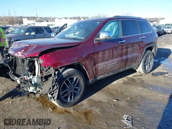 2019 Jeep Grand Cherokee Limited X with VIN 1C4RJFBG1KC841988, listed as a IAAI auction lot 41394226 with 56,400 mi miles and . Bid and sale history available at DreamBid. Image 2.