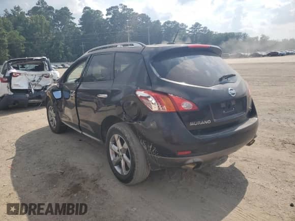 2009 Nissan Murano SL with VIN JN8AZ18U09W100895, listed as a Copart auction lot 67638975 with 224,350 mi miles and Salvage title. Bid and sale history available at DreamBid. Image 2.