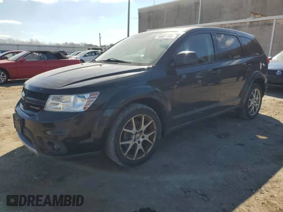 2012 Dodge Journey R/T with VIN 3C4PDDEG5CT397986, listed as a Copart auction lot 46651155 with 104,913 mi miles and Salvage title. Bid and sale history available at DreamBid. Image 1.
