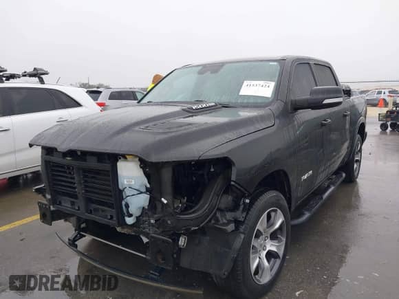 2021 Ram 1500 Laramie with VIN 1C6RREJT6MN542383, listed as a IAAI auction lot 41537424 with 62,680 mi miles and . Bid and sale history available at DreamBid. Image 22.