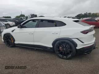 2023 Lamborghini Urus S with VIN ZPBUB3ZL1PLA23914, listed as a Copart auction lot 56637685 with 1,685 mi miles and Salvage title. Bid and sale history available at DreamBid. Image 2.