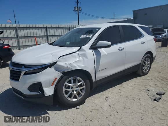 2022 Chevrolet Equinox LT с VIN 3GNAXKEV4NL217004, выставлен на аукционе Copart как лот 71775315 с пробегом 78 639 миль миль и На запчасти • Non repairable. История ставок и продаж доступна на DreamBid. Изображение 1.