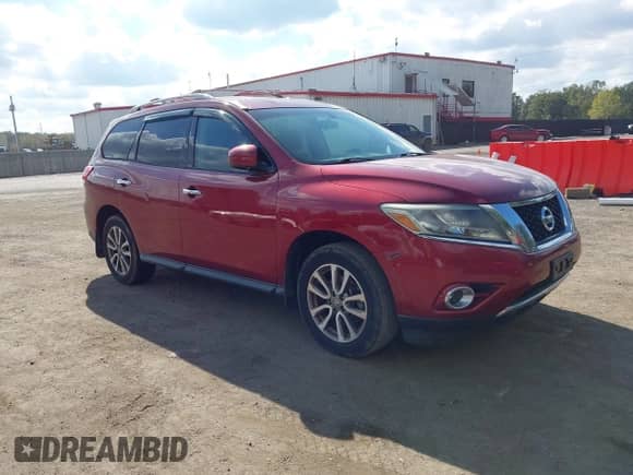 2013 Nissan Pathfinder SL with VIN 5N1AR2MM6DC631838, listed as a IAAI auction lot 43325393 with 151,226 mi miles and . Bid and sale history available at DreamBid. Image 1.