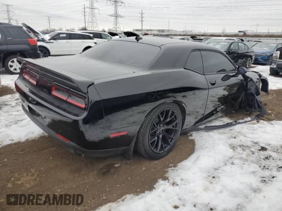 2018 Dodge Challenger SRT Hellcat Widebody with VIN 2C3CDZC9XJH309699, listed as a Copart auction lot 85925094 with 23,394 mi miles and Salvage title. Bid and sale history available at DreamBid. Image 3.