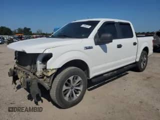 2019 Ford F-150 XLT with VIN 1FTEW1EP4KFB57787, listed as a Copart auction lot 71896475 with 108,868 mi miles and Salvage title. Bid and sale history available at DreamBid. Image 1.