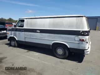1984 Chevrolet Chevy Van with VIN 1GCEG25D4E7141886, listed as a Copart auction lot 65835575 with 12,017 mi miles and Clean title. Bid and sale history available at DreamBid. Image 2.