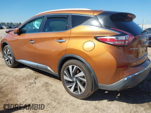 2015 Nissan Murano SL с VIN 5N1AZ2MGXFN289117, выставлен на аукционе IAAI как лот 41472108 с пробегом 122 005 миль миль и . История ставок и продаж доступна на DreamBid. Изображение 3.