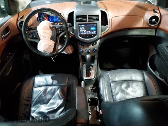 2013 Chevrolet Sonic LTZ with VIN 1G1JE5SH6D4102528, listed as a Copart auction lot 47419475 with 129,812 mi miles and Salvage title. Bid and sale history available at DreamBid. Image 8.