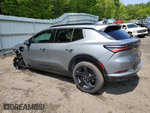 2024 Chevrolet Equinox EV RS с VIN 3GN7DPRR6RS235805, выставлен на аукционе Copart как лот 58733115 с пробегом 9 897 миль миль и Списание • Salvage title. История ставок и продаж доступна на DreamBid. Изображение 2.