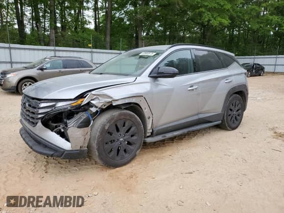 2022 Hyundai Tucson XRT z VIN KM8JF3AE5NU169506, wystawiony jako Copart lot #53980975 z przebiegiem 107 066 mil mil oraz Szkoda całkowita • Salvage title. Historia ofert i sprzedaży dostępna na DreamBid. Obrazek 1.