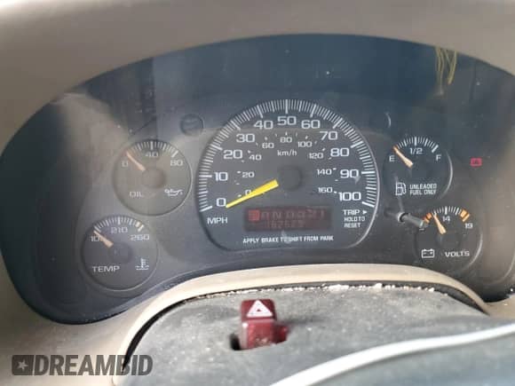 2000 Chevrolet Astro z VIN 1GNDM19W8YB154871, wystawiony jako Copart lot #64018135 z przebiegiem 162 629 mil mil oraz Szkoda całkowita • Salvage title. Historia ofert i sprzedaży dostępna na DreamBid. Obrazek 9.