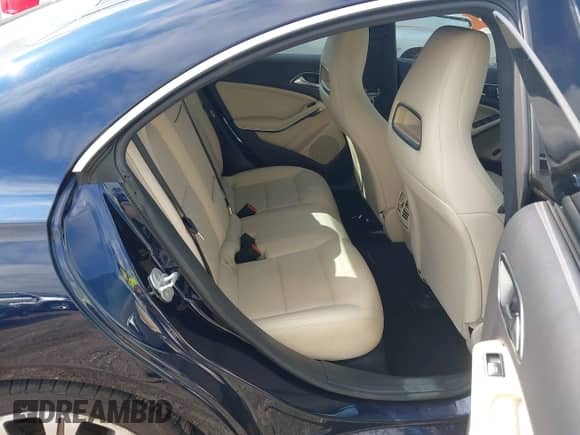 2017 Mercedes-Benz CLA 250 with VIN WDDSJ4GB0HN465595, listed as a IAAI auction lot 43095189 with 82,865 mi miles and . Bid and sale history available at DreamBid. Image 8.