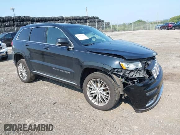 2017 Jeep Grand Cherokee Summit with VIN 1C4RJFJG4HC812284, listed as a IAAI auction lot 42897256 with 60,928 mi miles and . Bid and sale history available at DreamBid. Image 1.