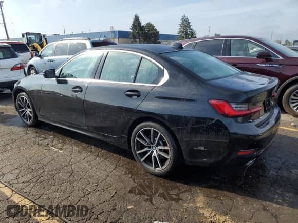 2021 BMW 3 Series 330i xDrive with VIN 3MW5R7J0XM8B88151, listed as a Copart auction lot 81641175 with 43,075 mi miles and Salvage title. Bid and sale history available at DreamBid. Image 2.