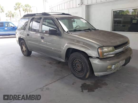 2003 Chevrolet TrailBlazer EXT LT с VIN 1GNET16SX36162268, выставлен на аукционе IAAI как лот 42457569 с пробегом 250 779 миль миль и . История ставок и продаж доступна на DreamBid. Изображение 1.
