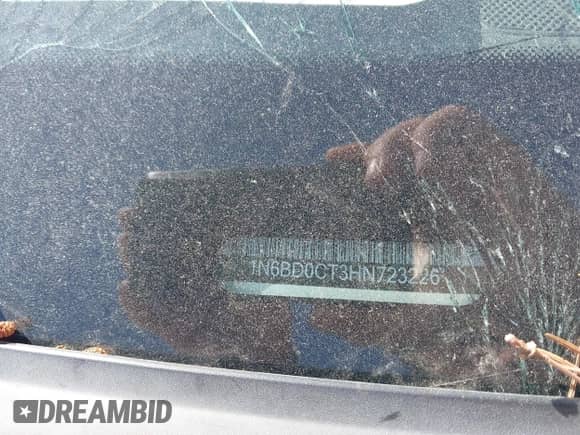 2017 Nissan Frontier SV with VIN 1N6BD0CT3HN723226, listed as a IAAI auction lot 42016117 with 154,448 mi miles and . Bid and sale history available at DreamBid. Image 9.