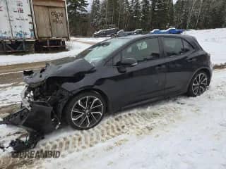 2019 Toyota Corolla SE with VIN JTNK4RBE3K3002817, listed as a Copart auction lot 82460974 with 124,627 mi miles and Salvage title. Bid and sale history available at DreamBid. Image 1.