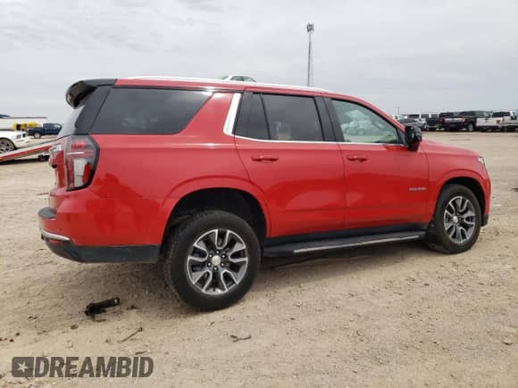 2024 Chevrolet Tahoe LT с VIN 1GNSCNKDXRR172419, выставлен на аукционе Copart как лот 53380735 с пробегом 20 919 миль миль и Списание • Salvage title. История ставок и продаж доступна на DreamBid. Изображение 3.