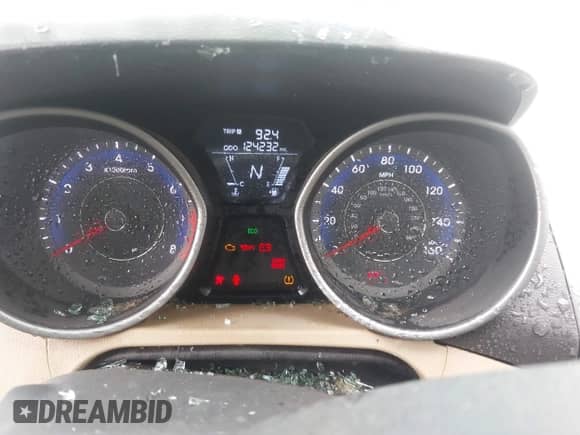 2012 Hyundai Elantra Limited with VIN KMHDH4AE0CU223787, listed as a IAAI auction lot 42267025 with 124,232 mi miles and . Bid and sale history available at DreamBid. Image 7.