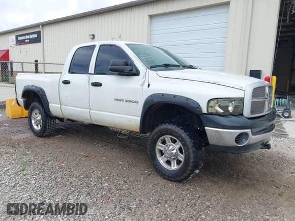 2003 Dodge 2500 ST с VIN 3D7KU28D23G752353, выставлен на аукционе IAAI как лот 42680555 с пробегом 194 306 миль миль и . История ставок и продаж доступна на DreamBid. Изображение 1.