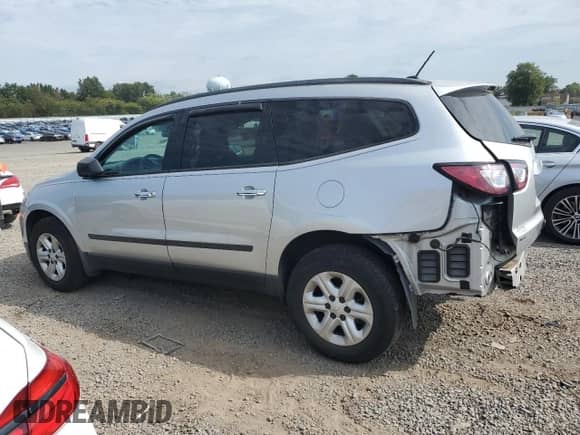 2015 Chevrolet Traverse LS with VIN 1GNKVFKD4FJ130127, listed as a Copart auction lot 81516885 with 134,213 mi miles and Salvage title. Bid and sale history available at DreamBid. Image 2.