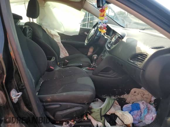 2016 Dodge Dart SXT Sport Blacktop with VIN 1C3CDFFA7GD822676, listed as a Copart auction lot 62132115 with 150,610 mi miles and Salvage title. Bid and sale history available at DreamBid. Image 7.