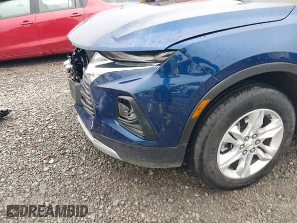 2022 Chevrolet Blazer LT with VIN 3GNKBHR48NS139890, listed as a IAAI auction lot 43038653 with 24,140 mi miles and . Bid and sale history available at DreamBid. Image 19.