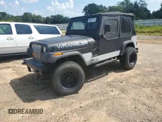 1995 Jeep Wrangler S with VIN 1J4FY19PXSP214216, listed as a Copart auction lot 68661775 with 129,815 mi miles and Salvage title. Bid and sale history available at DreamBid. Image 1.