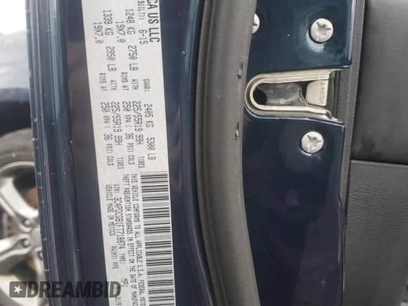 2015 Dodge Journey Crossroad with VIN 3C4PDCGB1FT718874, listed as a Copart auction lot 87231225 with 125,625 mi miles and Clean title. Bid and sale history available at DreamBid. Image 13.