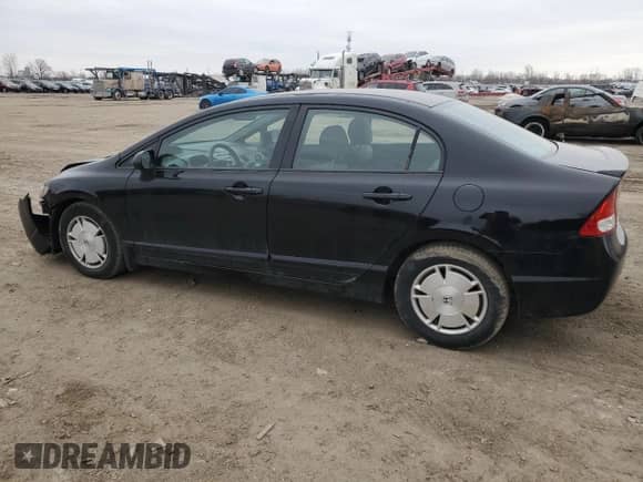 2010 Honda Civic with VIN 2HGFA1F25AH015520, listed as a Copart auction lot 50523565 with 169,256 mi miles and Salvage title. Bid and sale history available at DreamBid. Image 2.