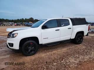 2018 Chevrolet Colorado 4WD LT with VIN 1GCGTCENXJ1185780, listed as a Copart auction lot 80852595 with 100,409 mi miles and Salvage title. Bid and sale history available at DreamBid. Image 1.