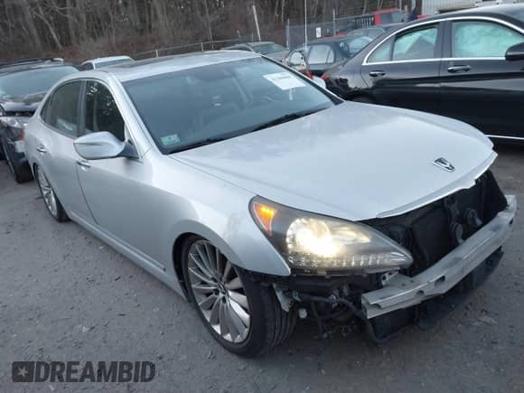 2015 Hyundai Equus Signature z VIN KMHGH4JH6FU092442, wystawiony jako IAAI lot #41280888 z przebiegiem 91 407 mil mil oraz . Historia ofert i sprzedaży dostępna na DreamBid. Obrazek 1.