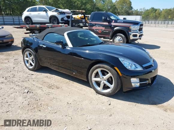 2008 Saturn Sky with VIN 1G8MC35B58Y123370, listed as a IAAI auction lot 43341781 with 8,129 mi miles and . Bid and sale history available at DreamBid. Image 1.