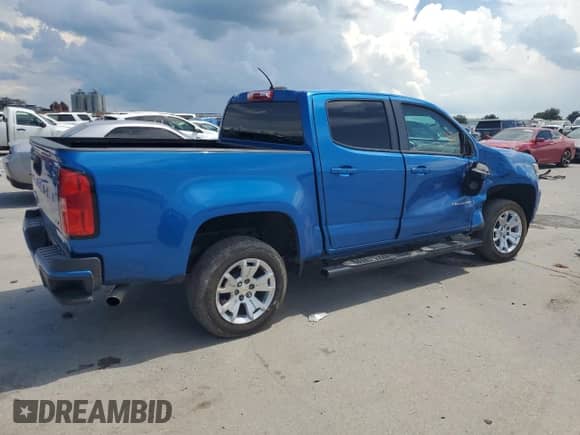 2021 Chevrolet Colorado 2WD LT z VIN 1GCGSCENXM1141480, wystawiony jako Copart lot #68489245 z przebiegiem 82 168 mil mil oraz Szkoda całkowita • Salvage title. Historia ofert i sprzedaży dostępna na DreamBid. Obrazek 3.