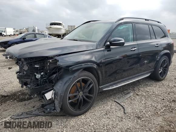 2024 Mercedes-Benz GLS 580 z VIN 4JGFF8FE9RB268407, wystawiony jako Copart lot #50912645 z przebiegiem 8 082 mil mil oraz Szkoda całkowita • Salvage title. Historia ofert i sprzedaży dostępna na DreamBid. Obrazek 1.