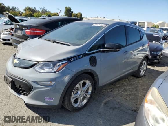 2019 Chevrolet Bolt EV LT z VIN 1G1FY6S03K4113710, wystawiony jako Copart lot #68834063 z przebiegiem 43 214 mil mil oraz . Historia ofert i sprzedaży dostępna na DreamBid. Obrazek 1.