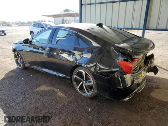 2020 Honda Accord Sport with VIN 1HGCV1F32LA145918, listed as a Copart auction lot 43683185 with 66,966 mi miles and Clean title. Bid and sale history available at DreamBid. Image 2.