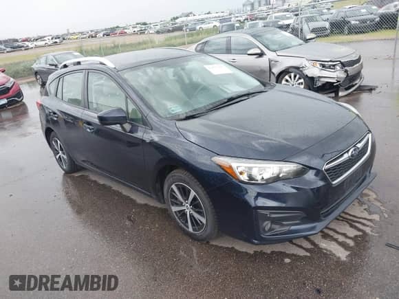 2019 Subaru Impreza Premium with VIN 4S3GTAD69K3706525, listed as a IAAI auction lot 42817665 with 96,172 mi miles and . Bid and sale history available at DreamBid. Image 1.
