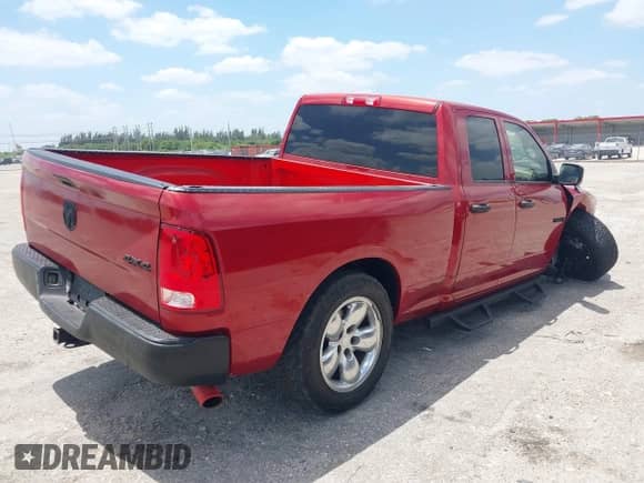 2010 Dodge 1500 SLT with VIN 1D7RV1GP6AS119829, listed as a IAAI auction lot 42161917 with 197,972 mi miles and . Bid and sale history available at DreamBid. Image 4.