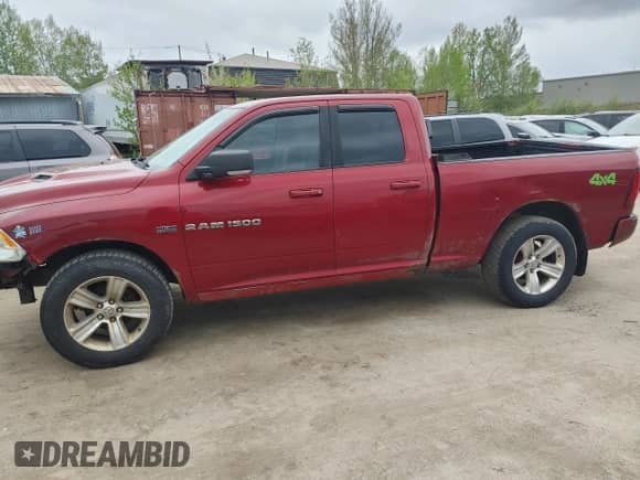 2012 Ram 1500 Sport with VIN 1C6RD7HT8CS311534, listed as a Copart auction lot 56974295 with 230,039 mi miles and Clean title. Bid and sale history available at DreamBid. Image 9.