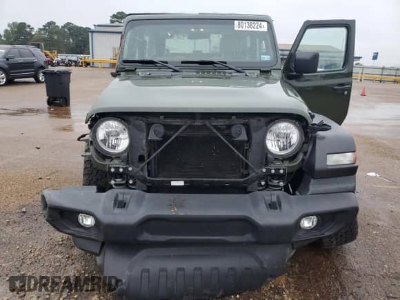 2021 Jeep Wrangler Sport с VIN 1C4GJXAGXMW701082, выставлен на аукционе Copart как лот 80138224 с пробегом 31 102 миль миль и Списание • Salvage title. История ставок и продаж доступна на DreamBid. Изображение 11.