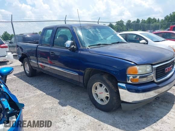 2001 GMC Sierra 1500 SLE с VIN 2GTEC19V711166877, выставлен на аукционе IAAI как лот 42587631 с пробегом 122 395 миль миль и . История ставок и продаж доступна на DreamBid. Изображение 1.