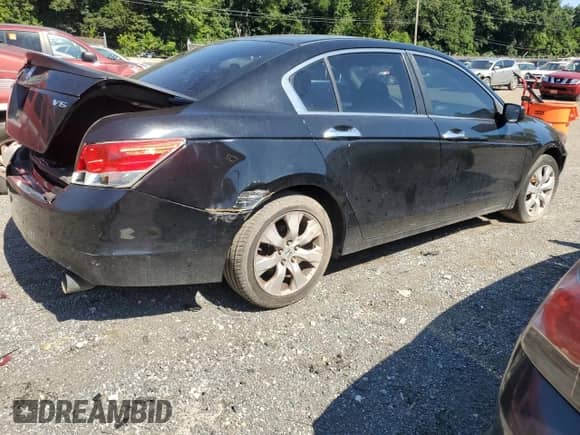 2009 Honda Accord EX with VIN 1HGCP36739A004843, listed as a Copart auction lot 69964955 with 202,090 mi miles and Salvage title. Bid and sale history available at DreamBid. Image 3.
