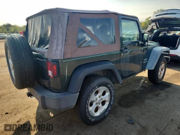 2012 Jeep Wrangler Sport with VIN 1C4AJWAGXCL110511, listed as a Copart auction lot 80013445 with 171,677 mi miles and Clean title. Bid and sale history available at DreamBid. Image 3.
